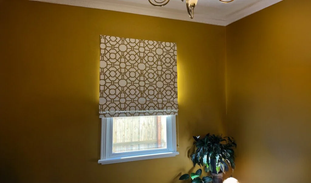 Custom Roman blinds by A&B Interiors
