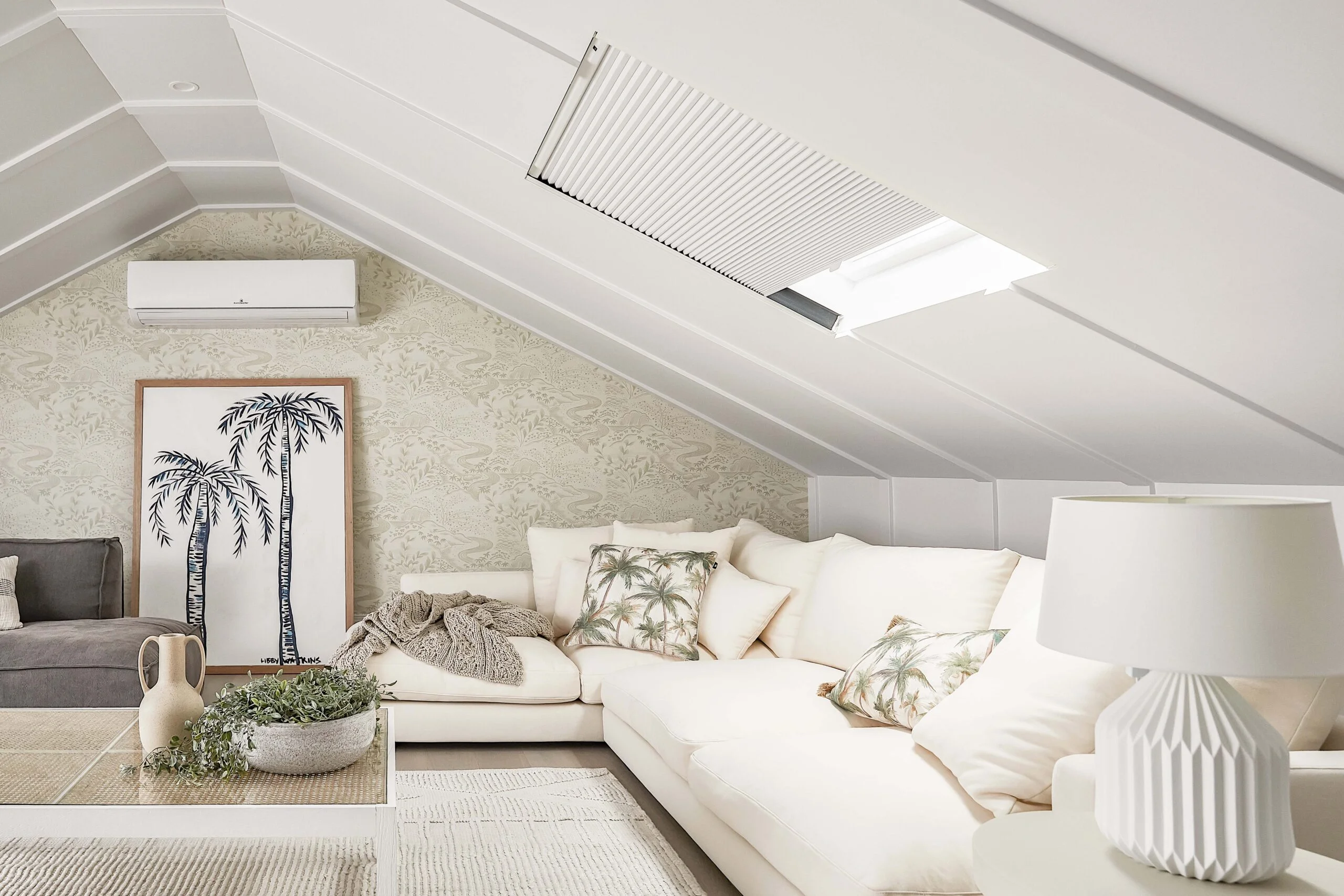 Skylight blinds installed by A&B Interiors