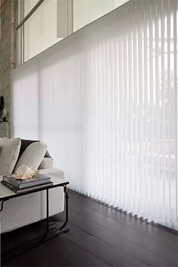 A&B Interiors - Luminette Shades Loungeroom