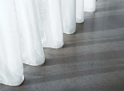 A&B Interiors - Sheer Curtains Close Up